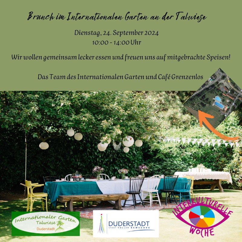 Brunch im Internationalen Garten