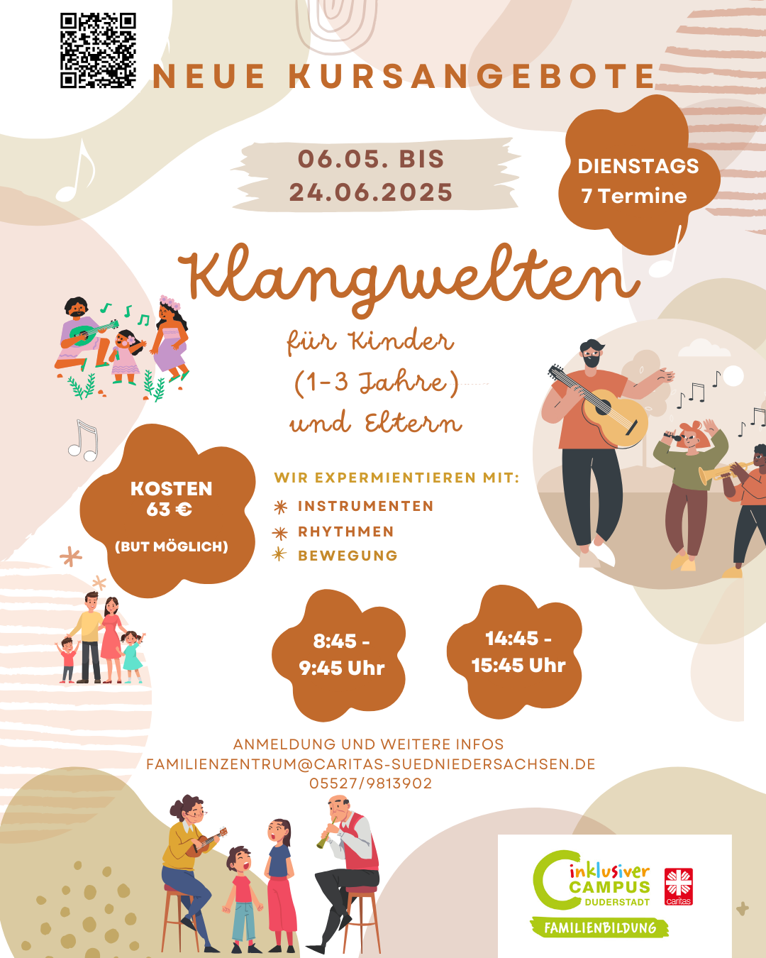 Plakat Klangwelten dienstags